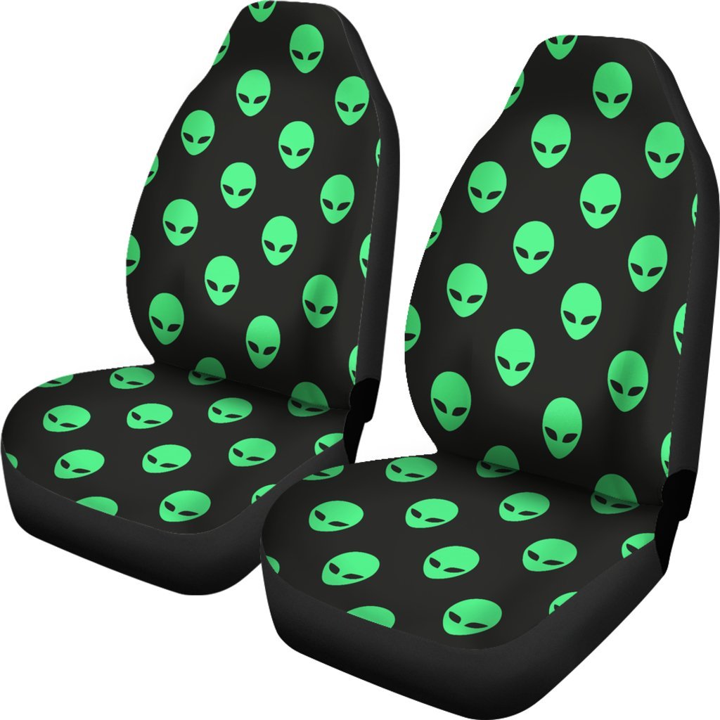 Ufo Alien Pattern Print Universal Fit Car Seat Cover-grizzshop