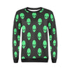 Ufo Alien Pattern Print Women's Sweatshirt-grizzshop