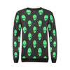 Ufo Alien Pattern Print Women's Sweatshirt-grizzshop