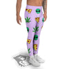 Ufo Pizza Trippy Print Pattern Men's Leggings-grizzshop