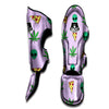 Ufo Pizza Trippy Print Pattern Muay Thai Shin Guards-grizzshop