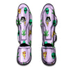 Ufo Pizza Trippy Print Pattern Muay Thai Shin Guards-grizzshop