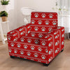 Ugly Christmas Paw Armchair Cover-grizzshop