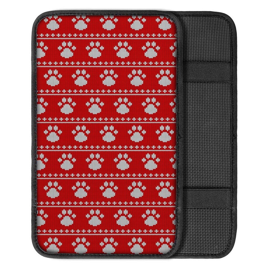 Ugly Christmas Paw Car Console Cover-grizzshop