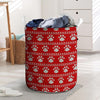 Ugly Christmas Paw Laundry Basket-grizzshop