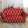 Ugly Christmas Paw Loveseat Cover-grizzshop