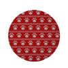 Ugly Christmas Paw Round Rug-grizzshop