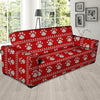 Ugly Christmas Paw Sofa Cover-grizzshop