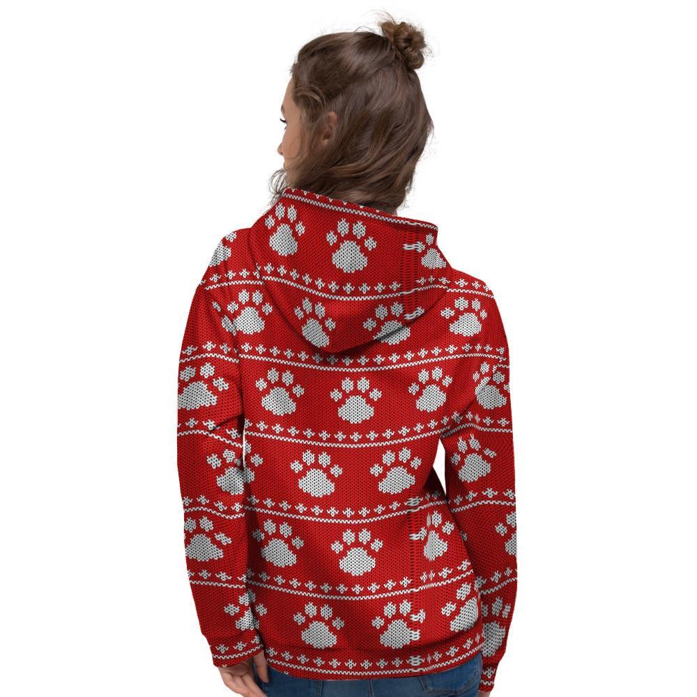 Ugly Christmas Paw Women's Hoodie-grizzshop