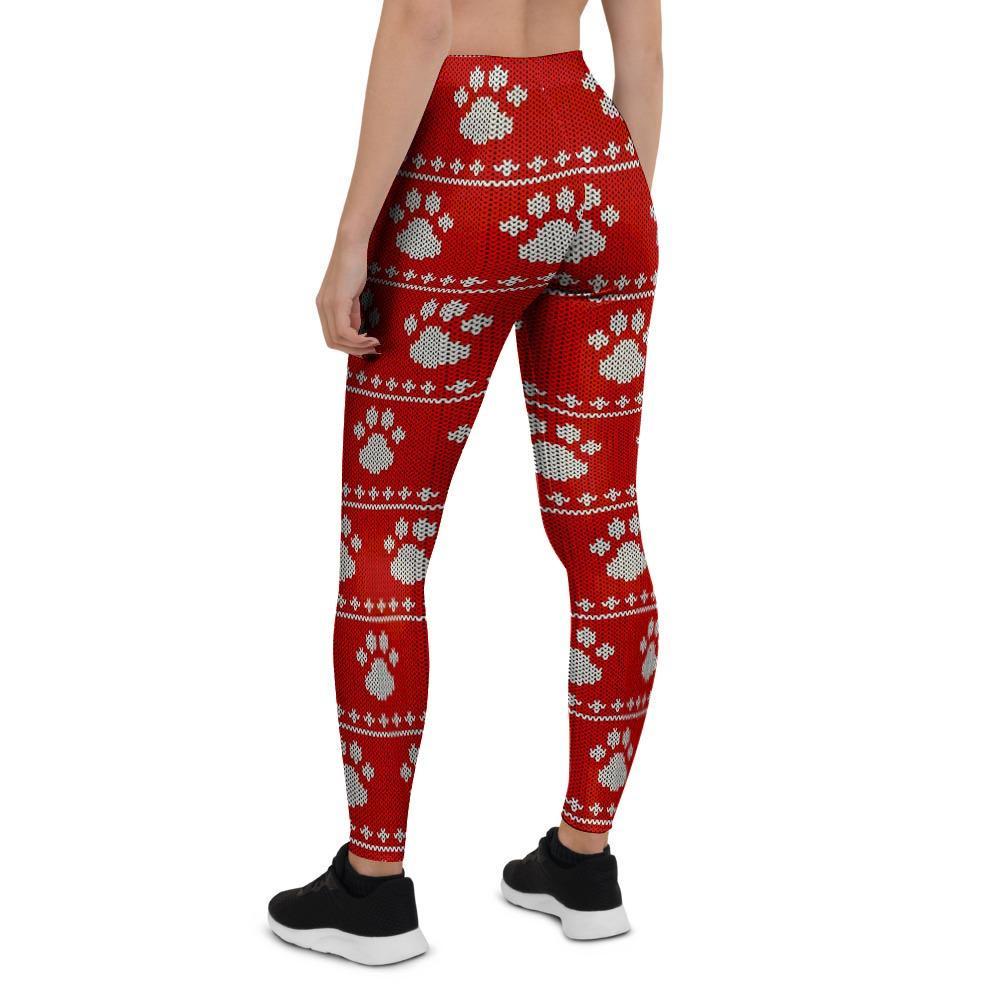 Ugly Christmas Paw Women's Leggings-grizzshop