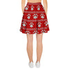 Ugly Christmas Paw Women's Skirt-grizzshop