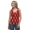 Ugly Christmas Paw Women's Tank Top-grizzshop
