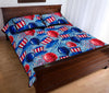 Uncle Sam Balloon Pattern Print Bed Set Quilt-grizzshop