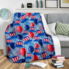 Uncle Sam Balloon Pattern Print Blanket-grizzshop