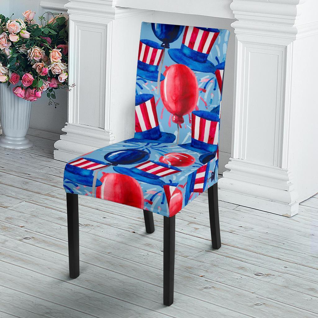 Uncle Sam Balloon Pattern Print Chair Cover-grizzshop