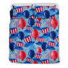 Uncle Sam Balloon Pattern Print Duvet Cover Bedding Set-grizzshop