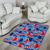 Uncle Sam Balloon Pattern Print Floor Mat-grizzshop