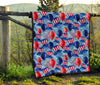 Uncle Sam Balloon Pattern Print Quilt-grizzshop