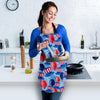 Uncle Sam Balloon Pattern Print Women's Apron-grizzshop