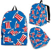 Uncle Sam Pattern Print Backpack-grizzshop