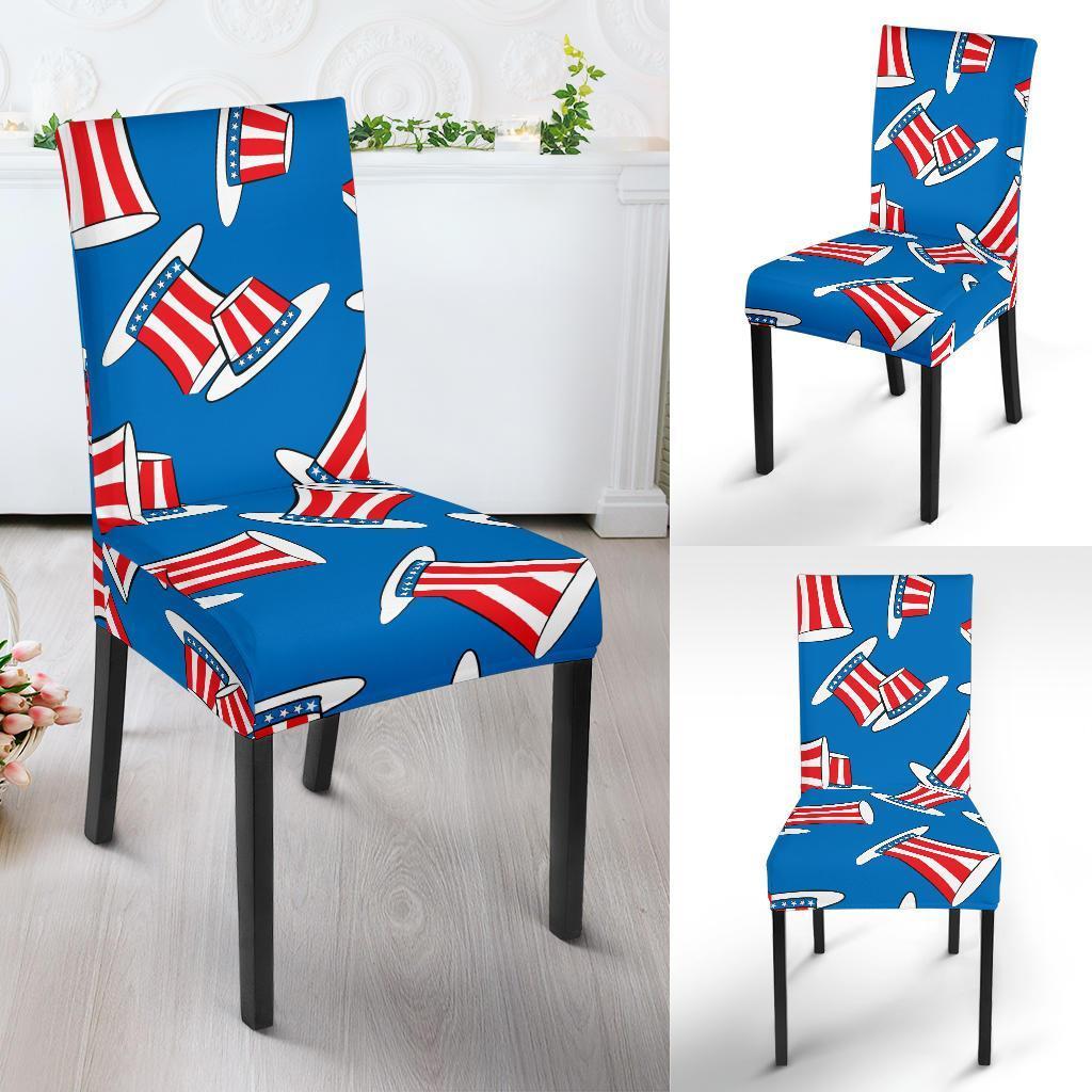 Uncle Sam Pattern Print Chair Cover-grizzshop