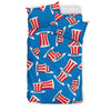 Uncle Sam Pattern Print Duvet Cover Bedding Set-grizzshop