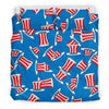 Uncle Sam Pattern Print Duvet Cover Bedding Set-grizzshop