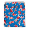 Uncle Sam Pattern Print Duvet Cover Bedding Set-grizzshop