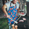 Uncle Sam Pattern Print Men's Apron-grizzshop