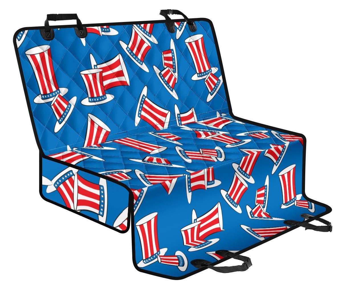 Uncle Sam Pattern Print Pet Car Seat Cover-grizzshop