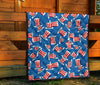 Uncle Sam Pattern Print Quilt-grizzshop