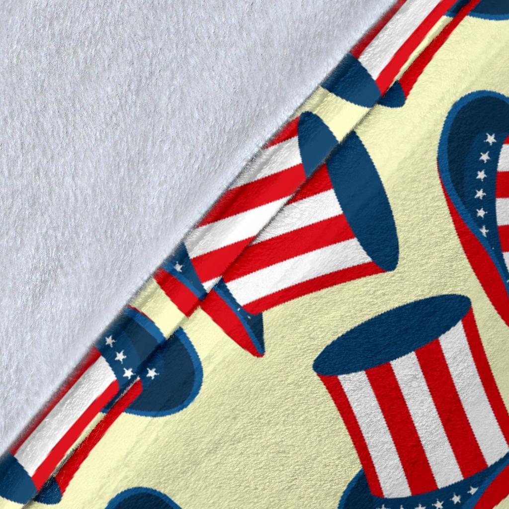 Uncle Sam Print Pattern Blanket-grizzshop