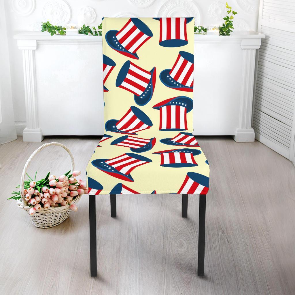 Uncle Sam Print Pattern Chair Cover-grizzshop