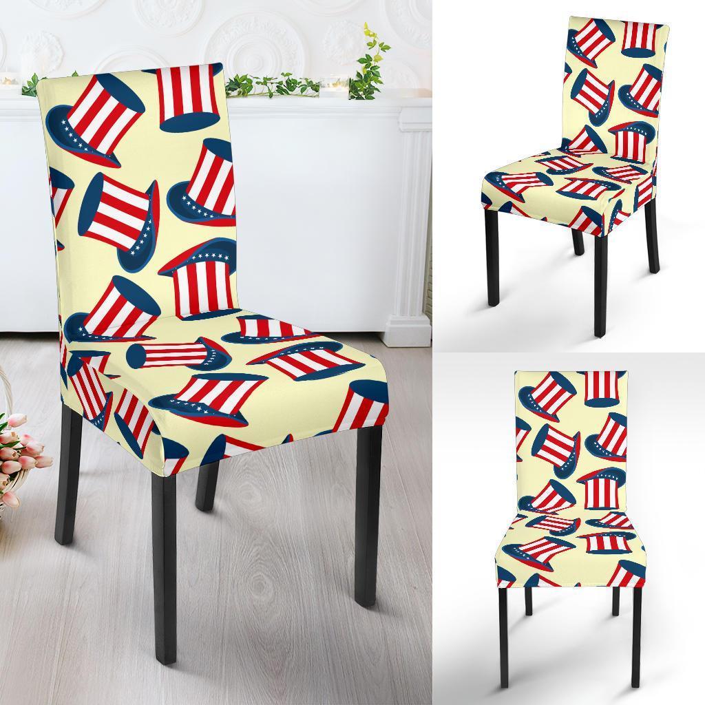 Uncle Sam Print Pattern Chair Cover-grizzshop