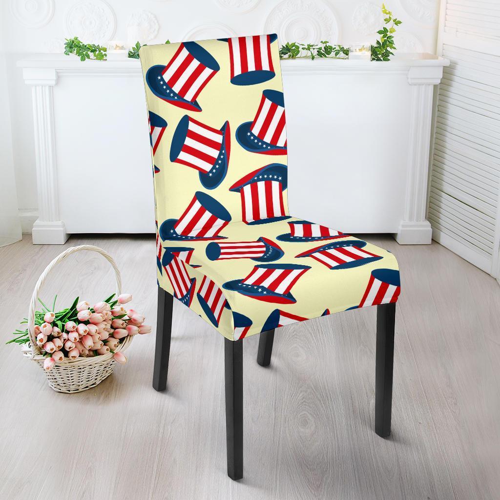 Uncle Sam Print Pattern Chair Cover-grizzshop