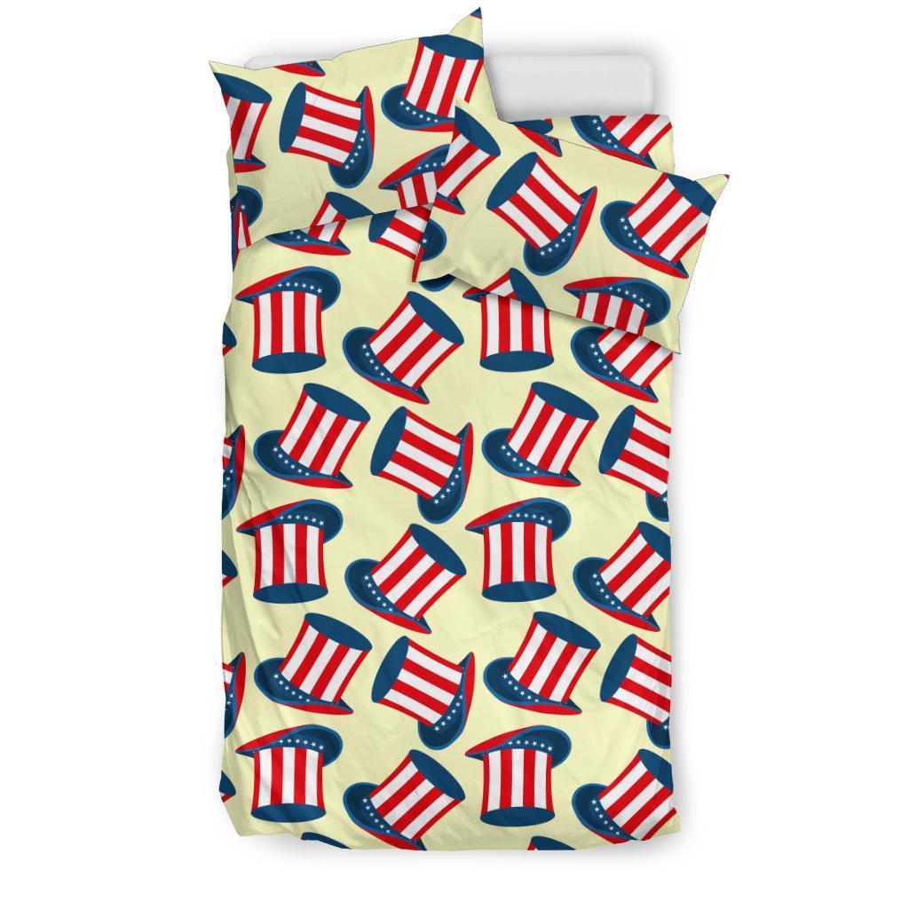 Uncle Sam Print Pattern Duvet Cover Bedding Set-grizzshop