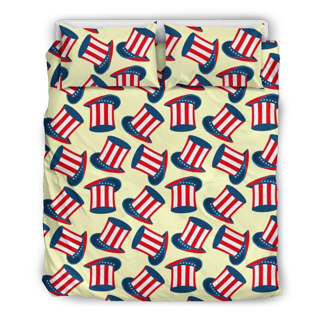 Uncle Sam Print Pattern Duvet Cover Bedding Set-grizzshop