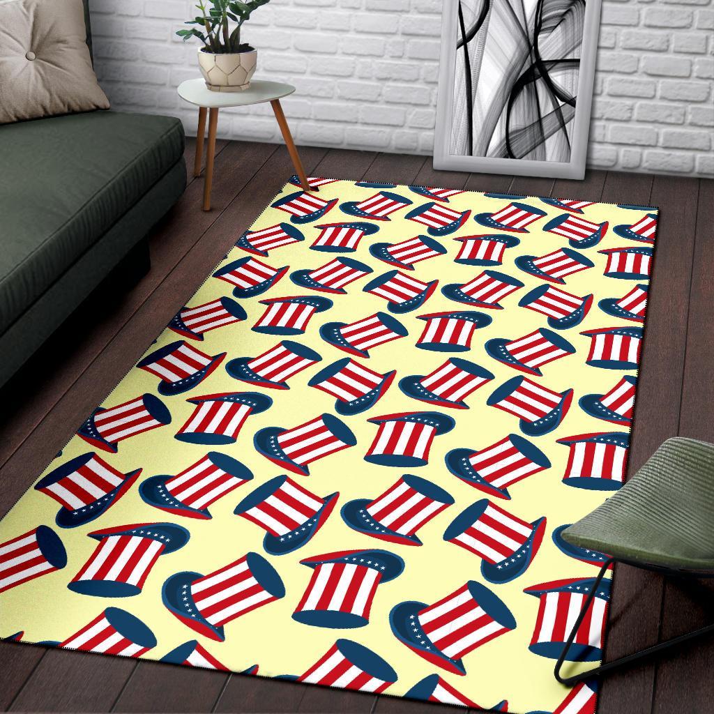 Uncle Sam Print Pattern Floor Mat-grizzshop