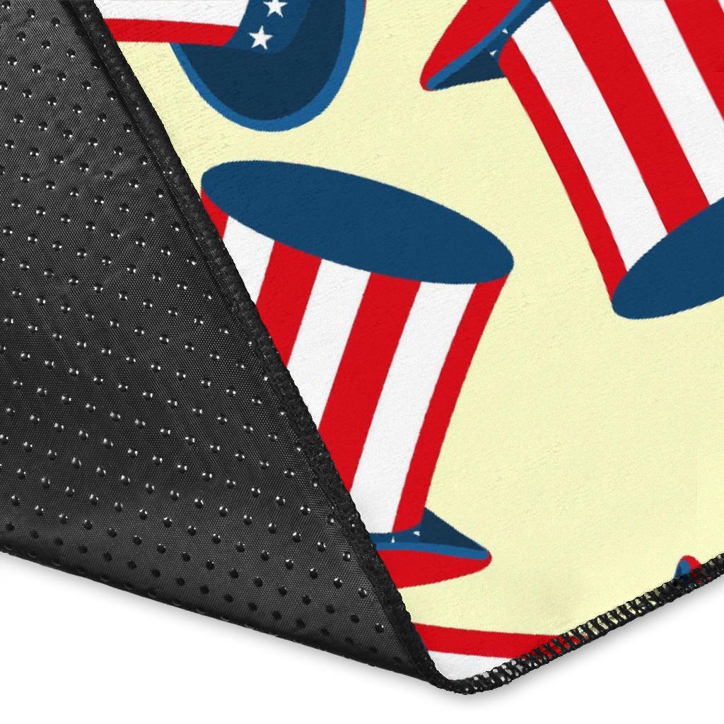 Uncle Sam Print Pattern Floor Mat-grizzshop