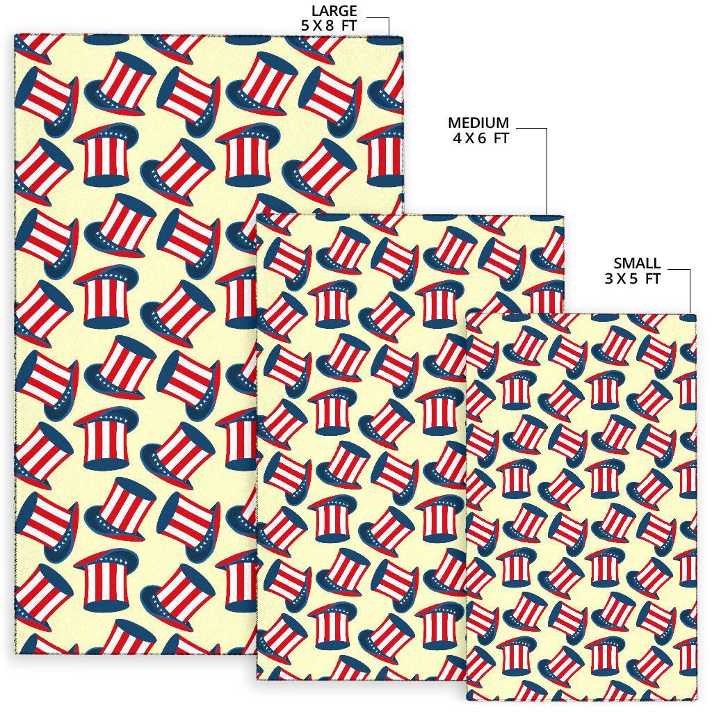 Uncle Sam Print Pattern Floor Mat-grizzshop