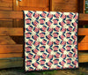 Uncle Sam Print Pattern Quilt-grizzshop