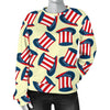 Uncle Sam Print Pattern Women's Sweatshirt-grizzshop