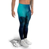 Underwear Shark Print Men's Leggings-grizzshop