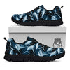 Underwear Shark Print Pattern Black Sneaker-grizzshop