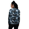 Underwear Shark Print Pattern Women's Bomber Jacket-grizzshop