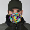 Unicon Cartoon Pattern Print Face Mask-grizzshop