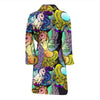 Unicon Cartoon Pattern Print Men Long Robe-grizzshop