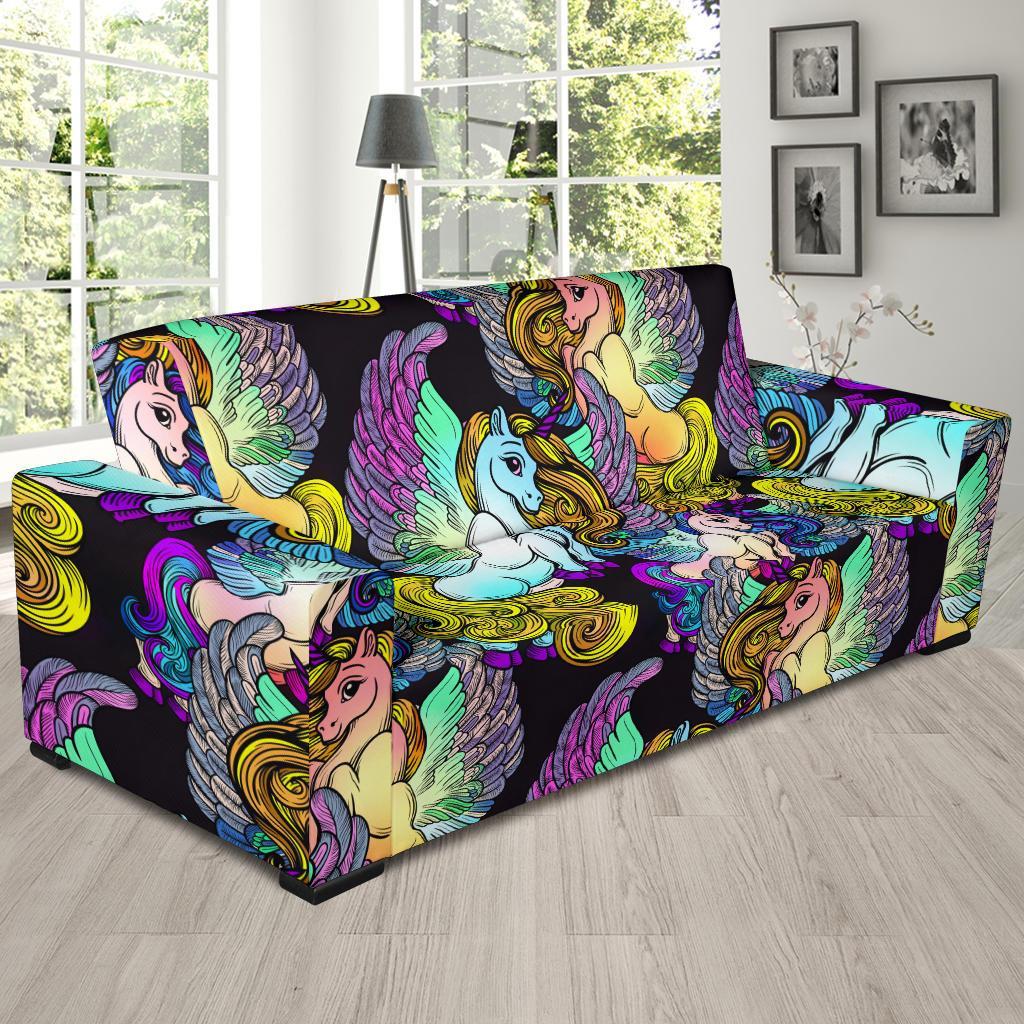 Unicon Cartoon Pattern Print Sofa Covers-grizzshop