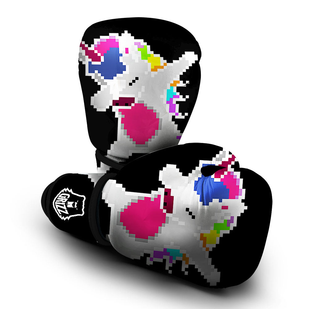 Unicorn 8-Bit Pixel Print Boxing Gloves-grizzshop
