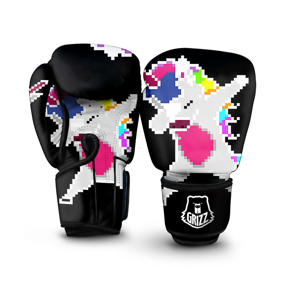 Unicorn 8-Bit Pixel Print Boxing Gloves-grizzshop